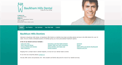 Desktop Screenshot of baulkhamhillsdental.com.au